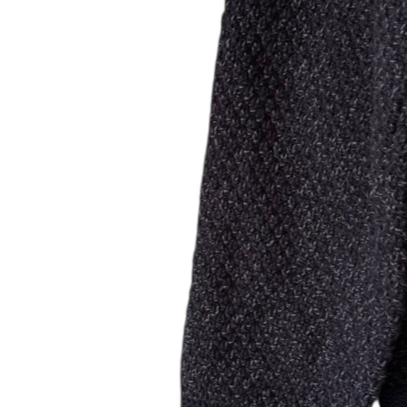 Torrid Button Up Cardigan Sweater Deep Black Marled Silver Buttons Cotton Blend - Picture 16 of 16